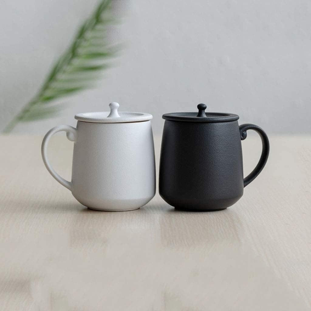 Minimalist Ceramic Mug with Lid - Image 2
