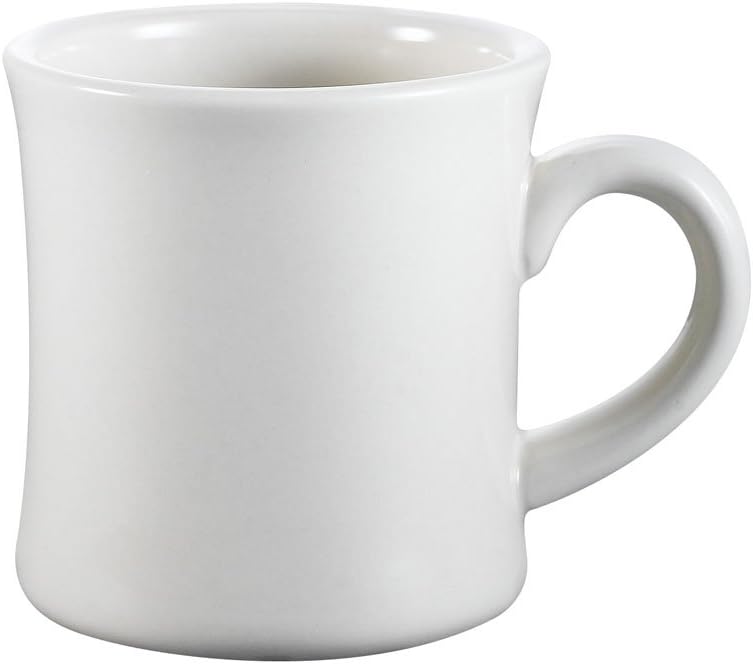 Set of 36 Ultra-White Round Porcelain Mugs - Image 2