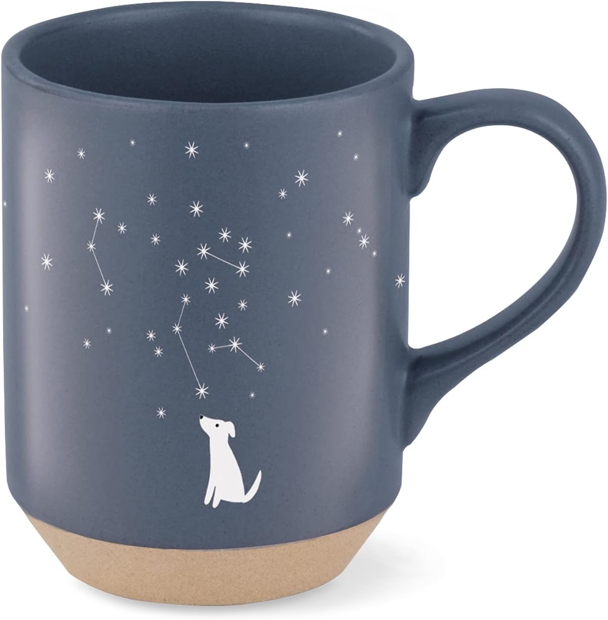 Dark Blue Earthenware Mug