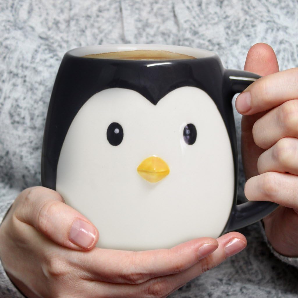 Penguin-Shaped Ceramic Mug - Image 3