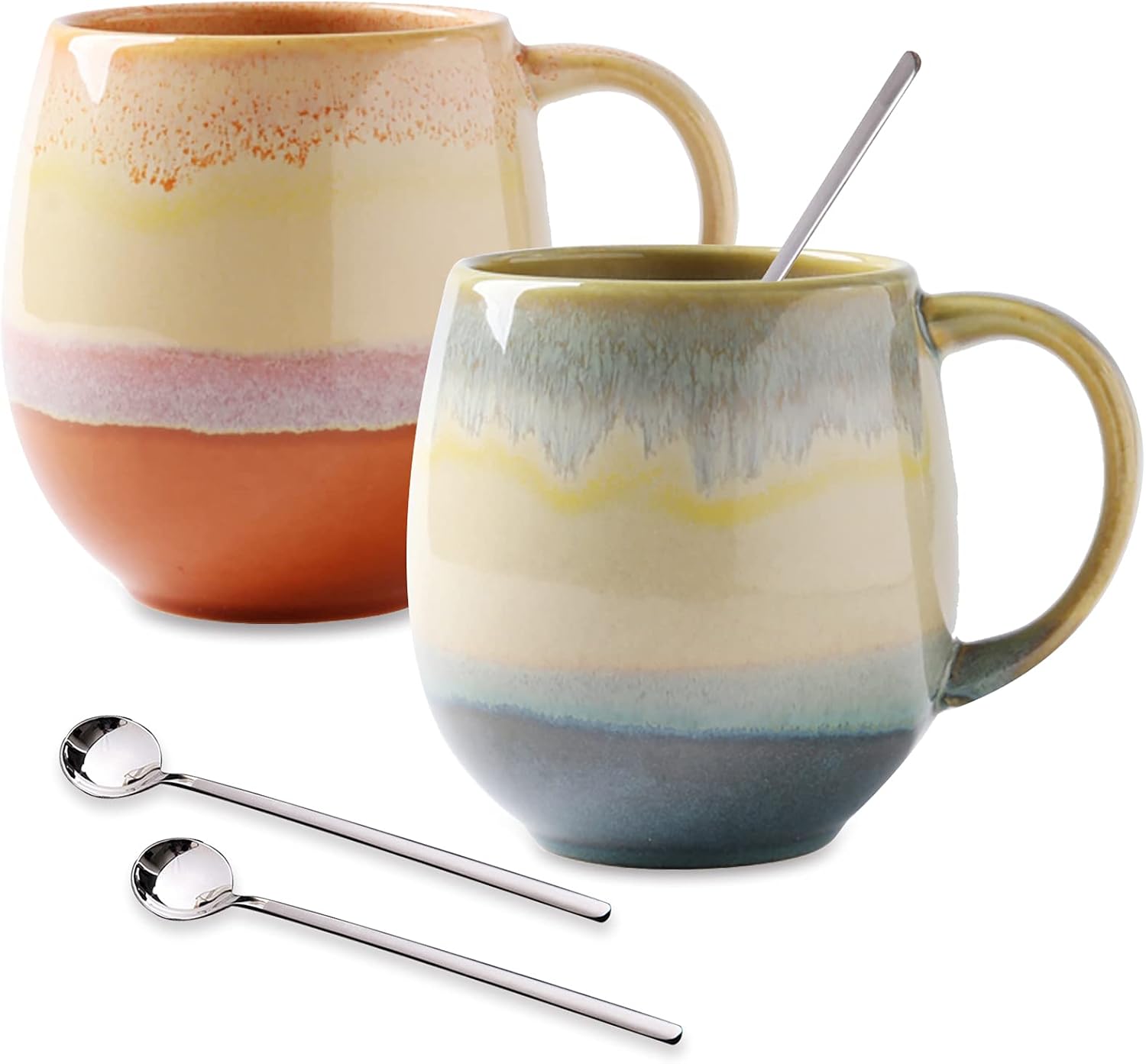 Set of 2 Ceramic Mugs
