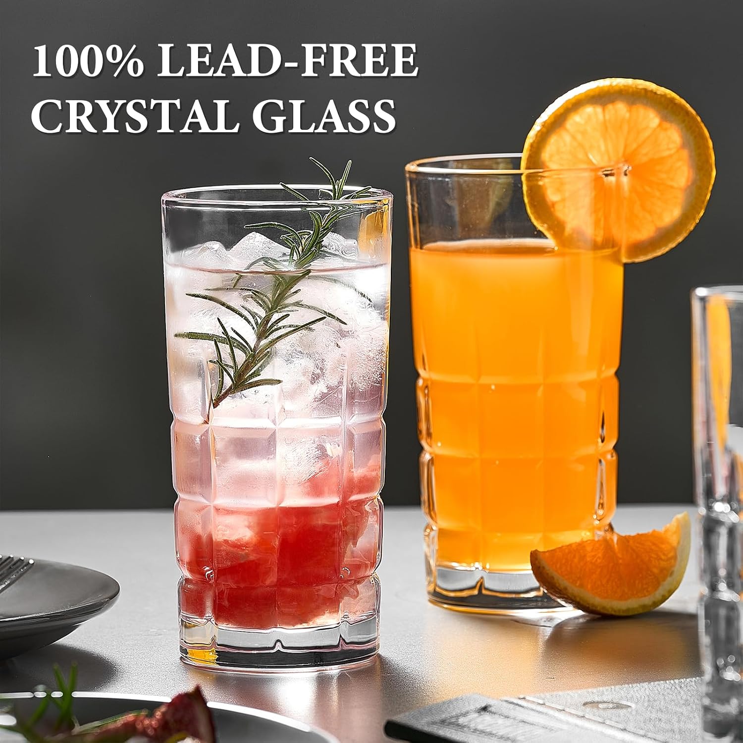 12-Piece Large-Capacity Clear Glass Set - Image 2
