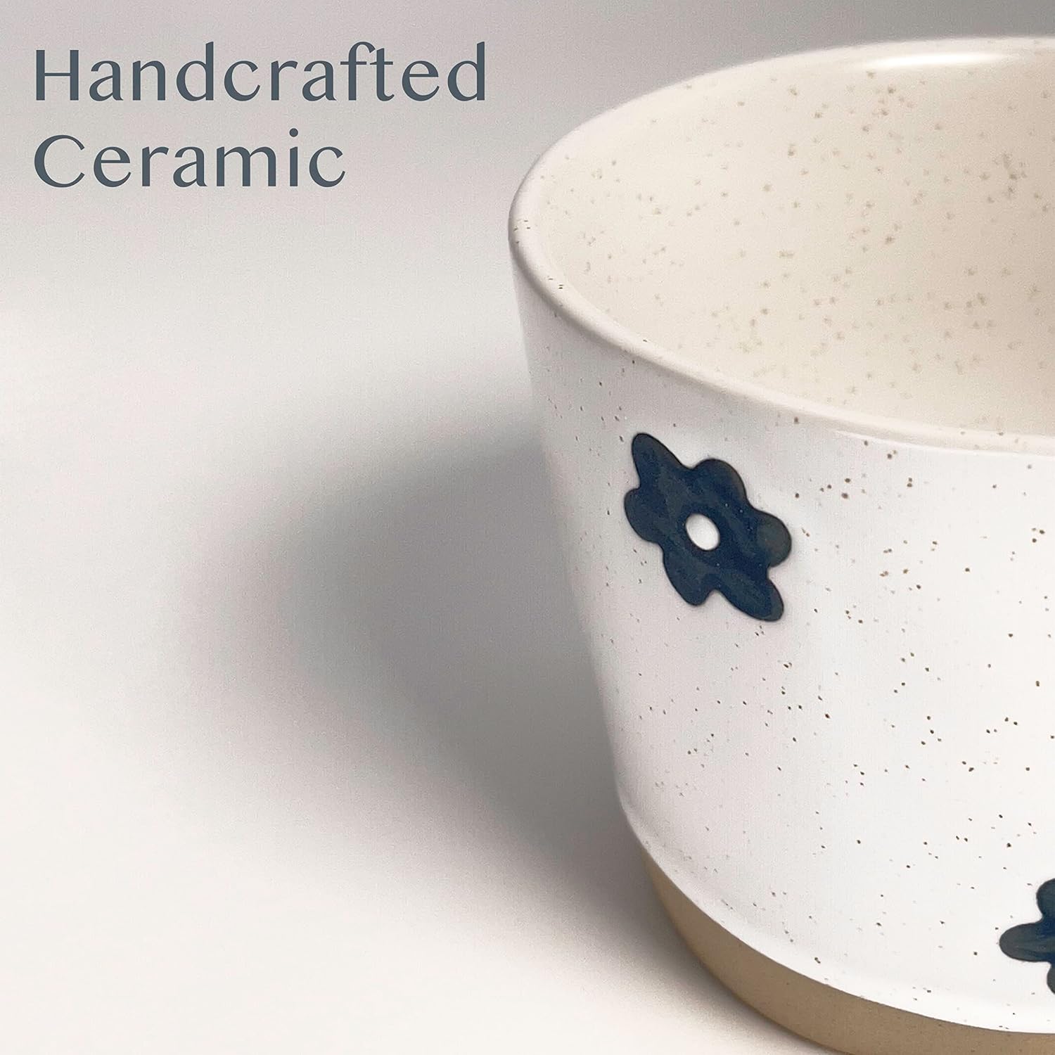 Double-Walled Floral Art Ceramic Mug - Image 2